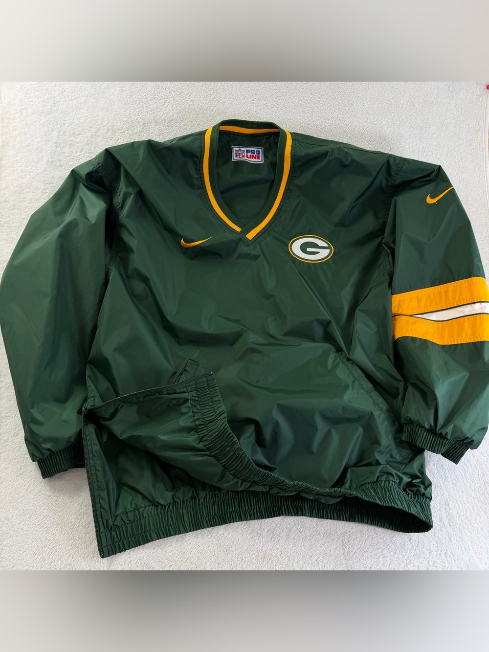 Vintage 90s Nike Green Bay Packers NFL Pro Line Reversible Jacket XL